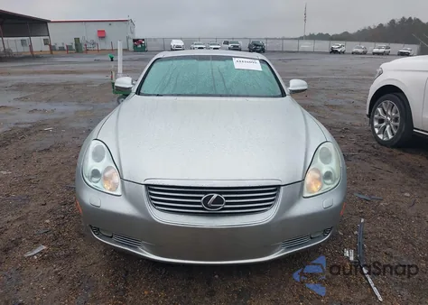 2004 Lexus Sc 430 z USA, uszkodzony, nr VIN JTHFN48YX40050423